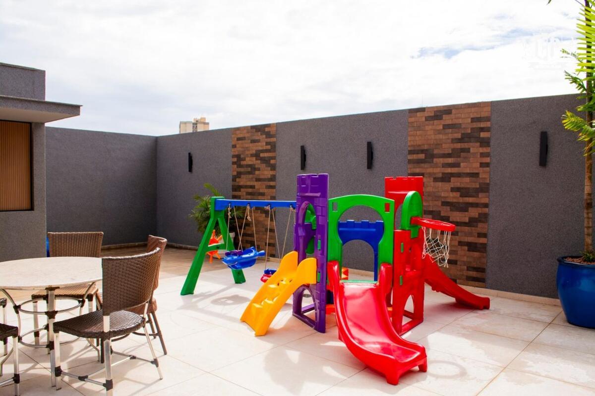 Elegancia & Conforto Flat Mobiliado Goiania Ngoại thất bức ảnh