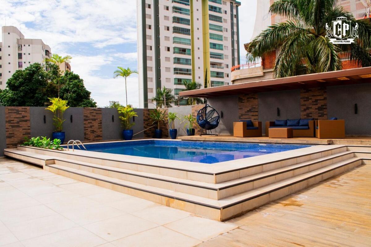 Elegancia & Conforto Flat Mobiliado Goiania Ngoại thất bức ảnh